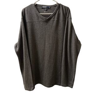Polo by Ralph Lauren Pullover Men's XL Gray Sweater Long Sleeve V-Neck Casual